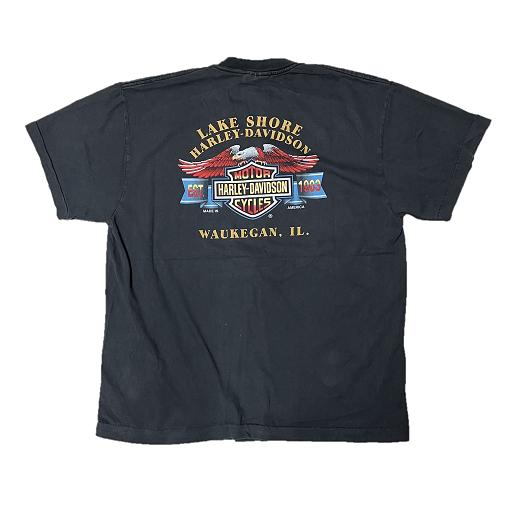 Harley-Davidson ハーレーダビッドソン Tシャツ 3D emblem バイク ロゴ
