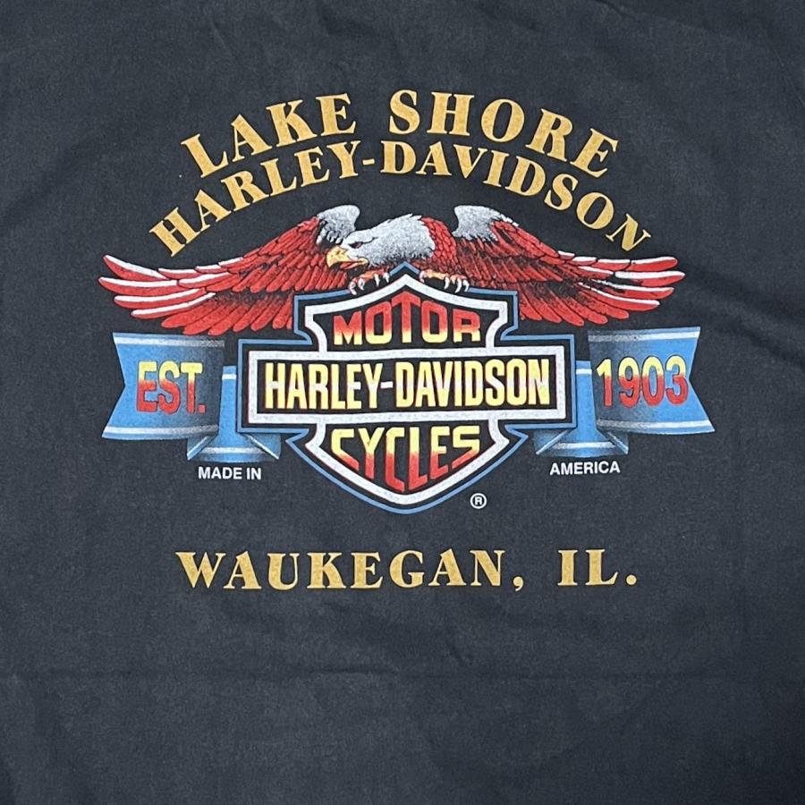 Harley-Davidson ハーレーダビッドソン Tシャツ 3D emblem バイク ロゴ