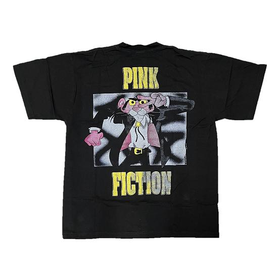 PULP FICTION ピンクパンサー パルプ フィクション Tシャツ 黒 X Pulp Fiction × The Pink Panther / パルプフィクション ピンク