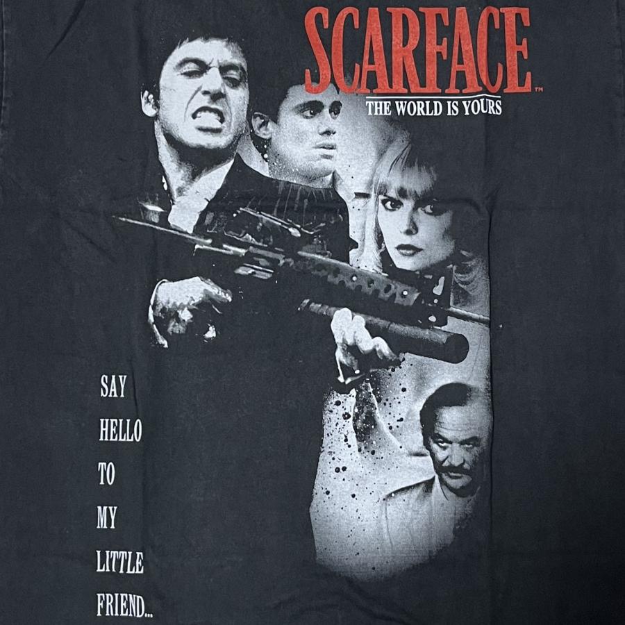Scarface / スカーフェイス Tシャツ アルパチーノ 半袖 黒 ブラック