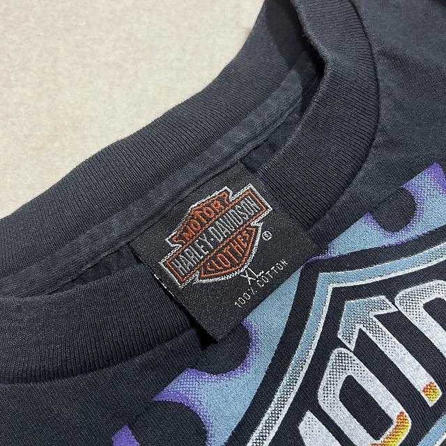 Harley-Davidson ハーレーダビッドソン 長袖 Tシャツ フレイム ロンT
