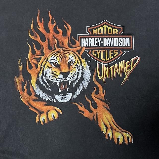 Harley-Davidson ハーレーダビッドソン 長袖 Tシャツ フレイム