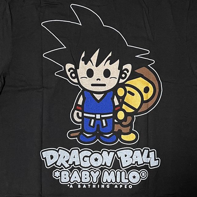 DRAGON BALL SUPER×A BATHING APE Tシャツ 黒 XL 両面プリント