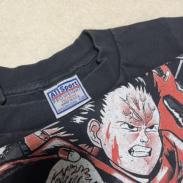 AKIRA / アキラ Tシャツ USA版 大友克洋 XL 黒 ブラック 半袖