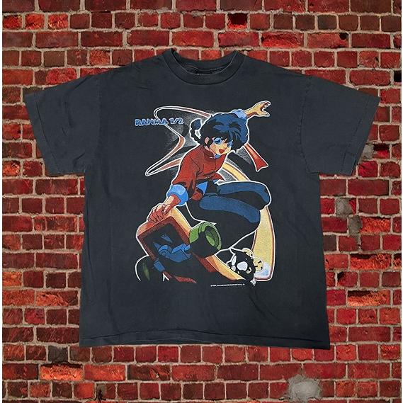 らんま1/2 Ranma 1/2 Tシャツ 1999 USA版 XL 黒 両面プリント｜映画T