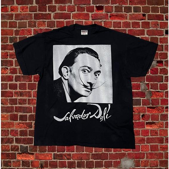 Salvador Dali サルバドール・ダリ Tシャツ XL 黒 両面プリント