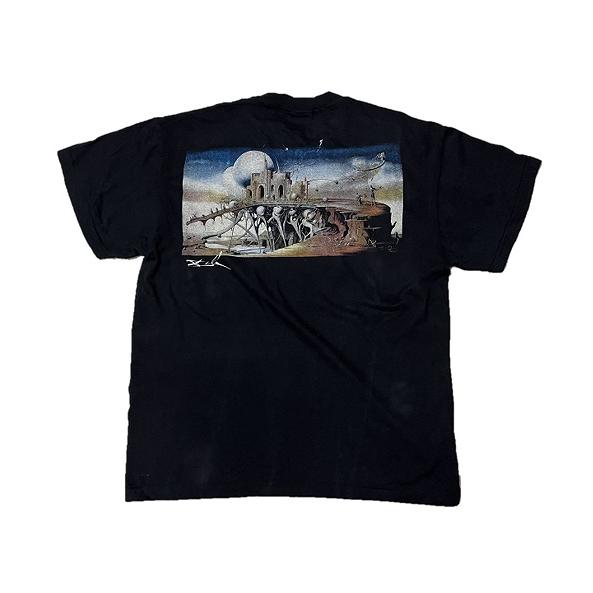 Salvador Dali サルバドール・ダリ Tシャツ XL 黒 両面プリント