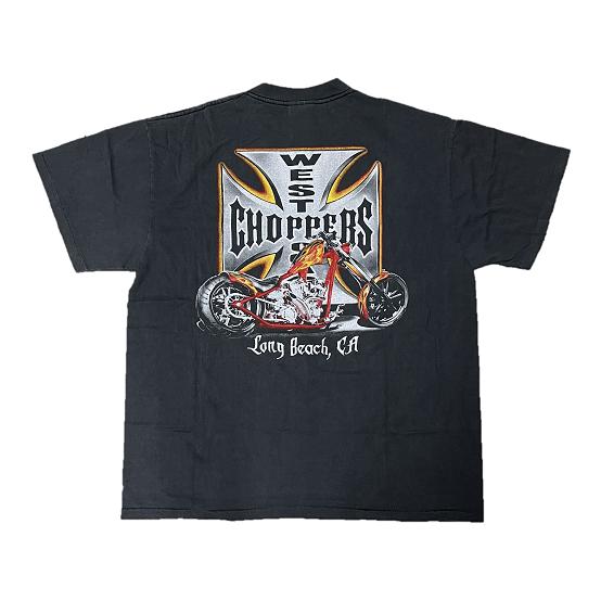 ウエストコーストチョッパーズ バックプリントTシャツ 黒 XL West Coast Choppers ウエストコーストチョッパーズ Tシャツ XL 黒