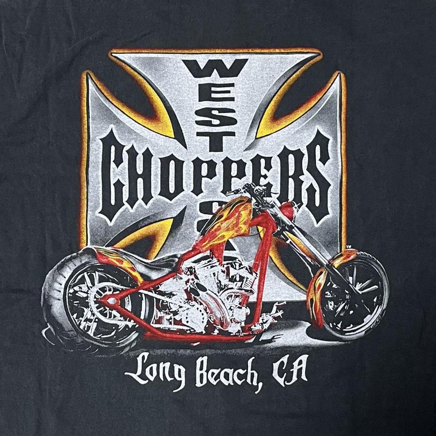 WCC ウエストコーストチョッパーズ 両面プリントTシャツ ブラック XL West Coast Choppers ウエストコーストチョッパーズ Tシャツ XL 黒