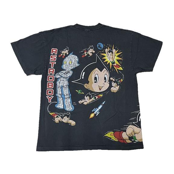 【激レア1点物】鉄腕アトム　ASTRO BOY紺　ブラックジャック黒Tシャツ着用 ASTRO BOY 鉄腕アトム Tシャツ 手塚治虫 映画T アニメT 半袖 メンズ