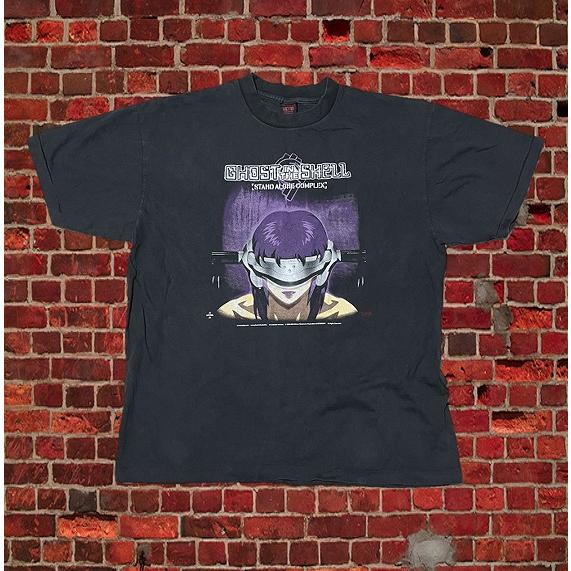 士郎正宗の世界展 攻殻機動隊1巻 草薙素子プリントTシャツ XL 攻殻機動隊 GHOST IN THE SHELL Tシャツ USA版 映画T アニメT