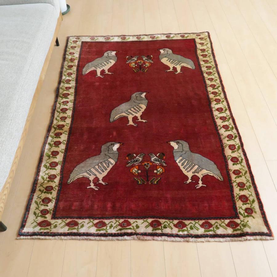 【在庫一掃セール】カシュガイ ギャッベ ウール100% 162×117cm ギャッベ オールド カシュガイ 179×121cm 手織り イラン製 ウール100
