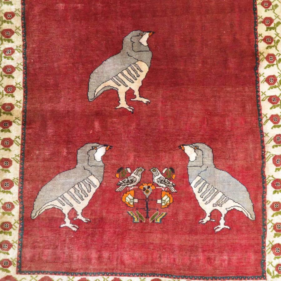 ギャッベ オールド カシュガイ 179×121cm 手織り イラン製 ウール100