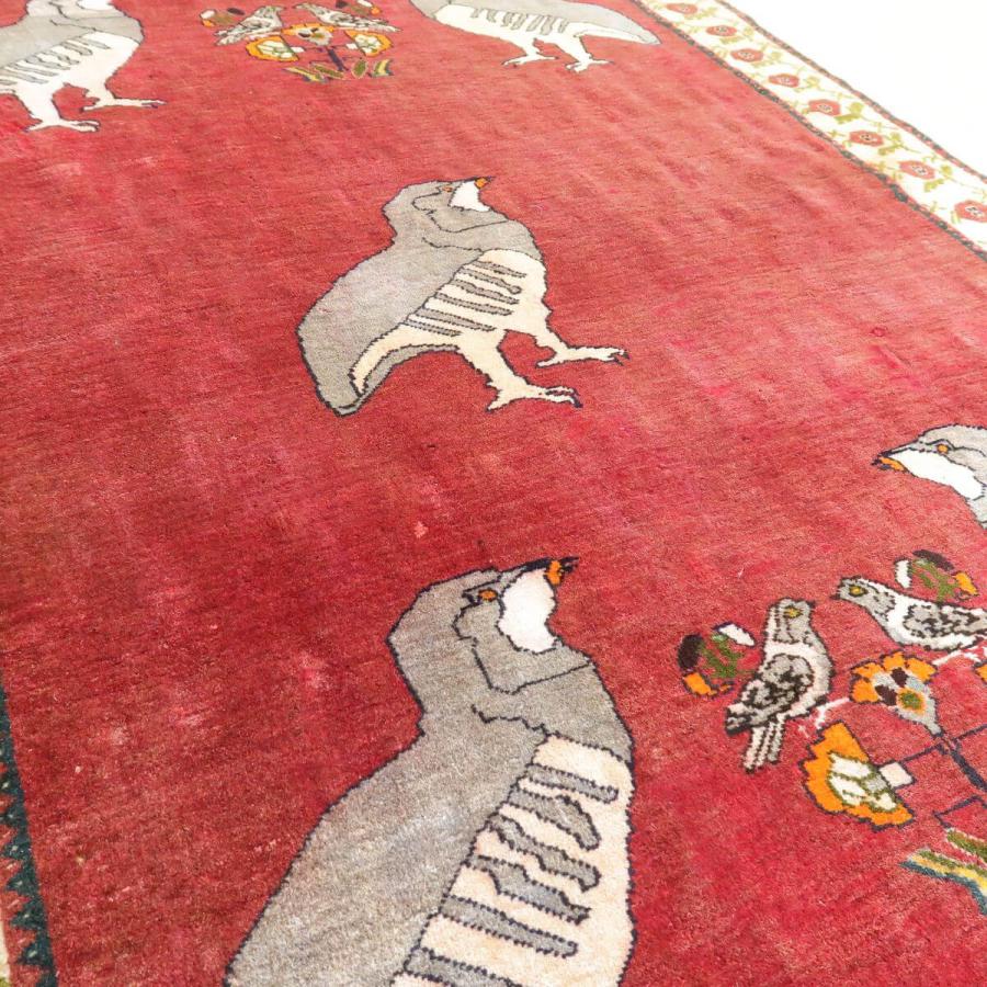 ギャッベ オールド カシュガイ 179×121cm 手織り イラン製 ウール100