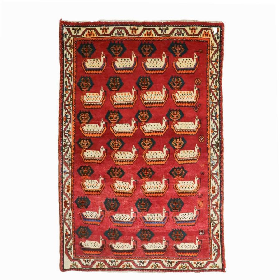 ギャッベ オールド カシュガイ 187×120cm 手織り イラン製 ギャッベ オールド カシュガイ 187×120cm 手織り イラン製