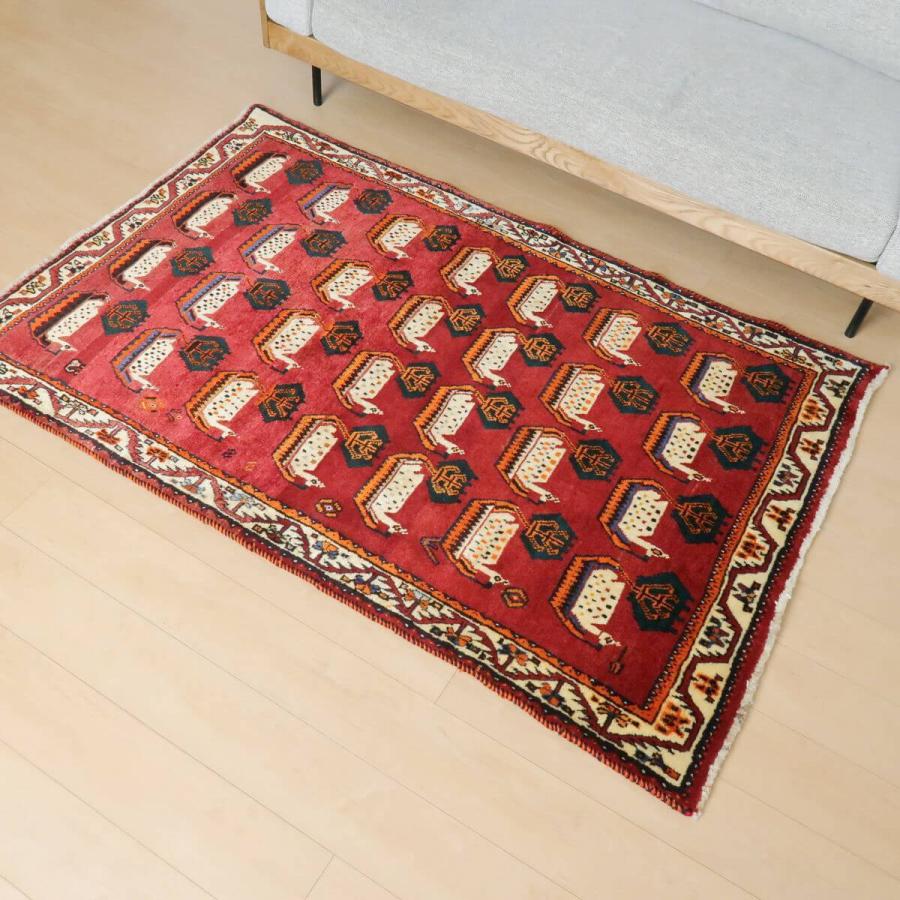 ギャッベ オールド カシュガイ 187×120cm 手織り イラン製 ギャッベ オールド カシュガイ 187×120cm 手織り イラン製