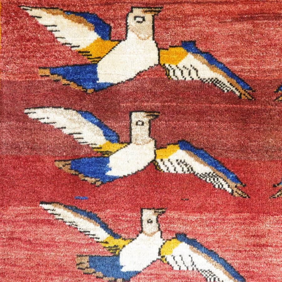ギャッベ オールド カシュガイ 214×118cm 手織り イラン製 ギャッベ オールド カシュガイ 214×118cm 手織り イラン製