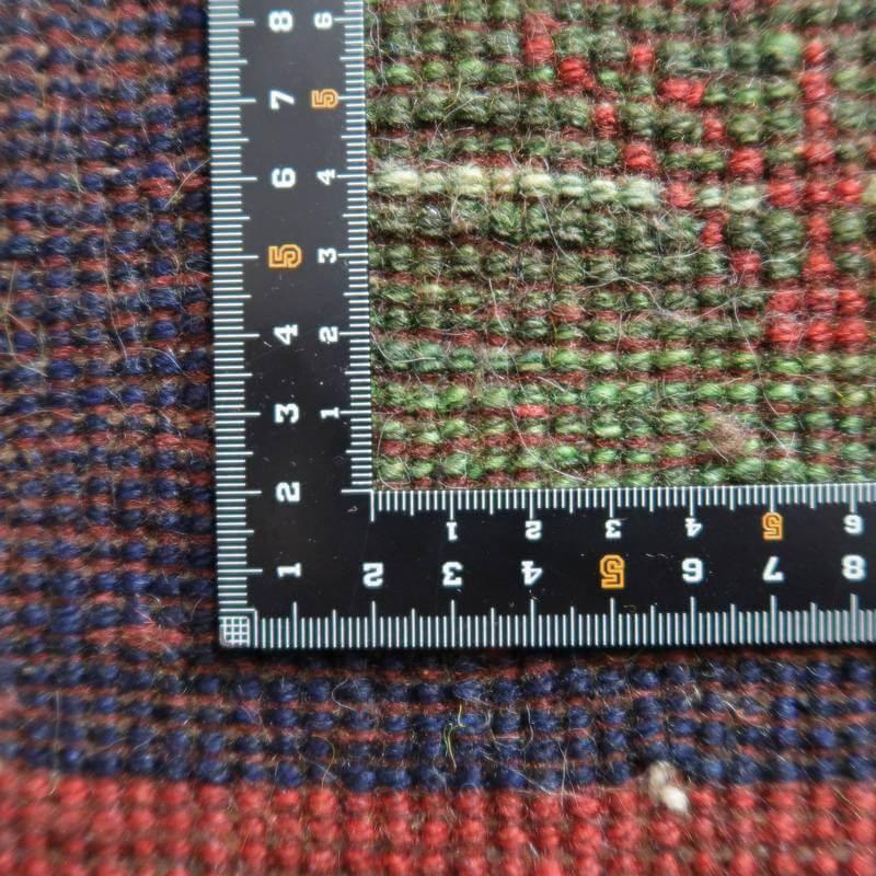 ギャッベ イラン産 183×120cm 手織り リビング ウール ラグ 天然素材
