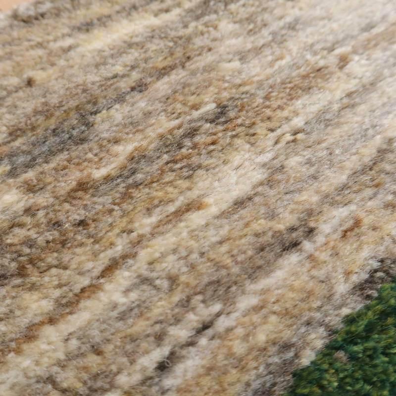 ギャッベ イラン産 154×101cm 手織り アクセントラグ ウール ラグ 天然
