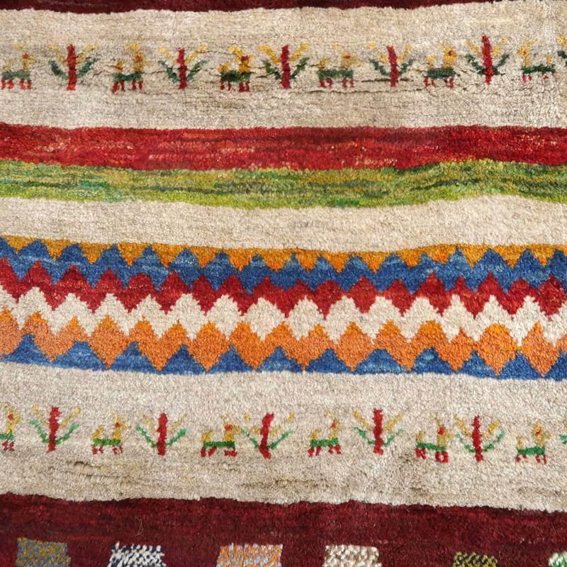 ペルシャ手織りギャッベ 120x80 アマレ族 ギャベ