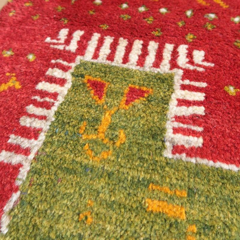 120×80cm ペルシャ絨毯 ギャッベ 手織り イラン産 【公式通販】