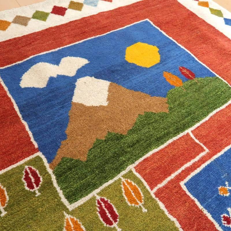 ギャッベ イラン産 292×195cm 手織り ウール ラグ リビング ダイニング 大判 （BX-10302）_4