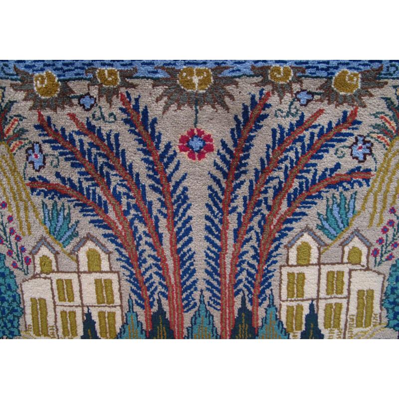 ペルシャ絨毯 イラン・カシュマール産 233×127cm(額込) 手織り ペルシャ絨毯 イラン・カシュマール産 233×127cm(額込) 手織り