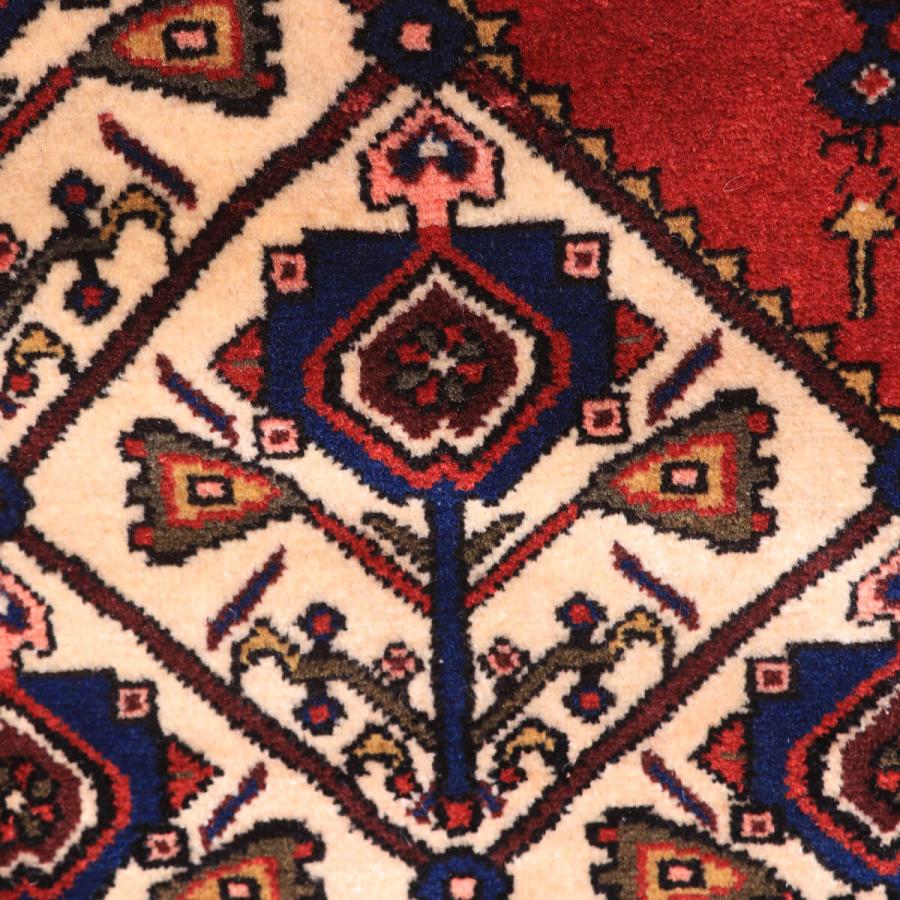 ペルシャ絨毯／コリアイ 392×94cm イラン産 手織り リビング ウール