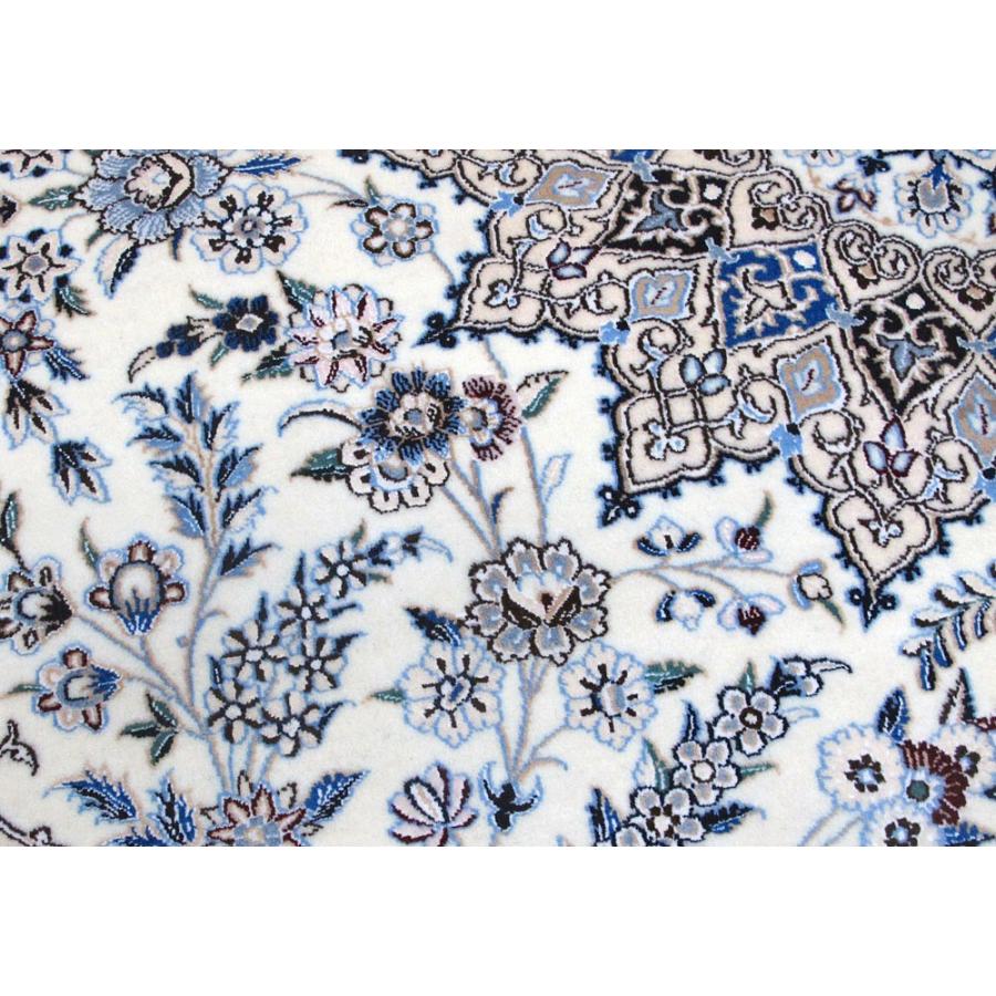 ペルシャ絨毯 ナイン・ハビビアン 237×151cm 手織り ウール\u0026シルク ラグ リビング ダイニング 本物(FL-72-6)の画像