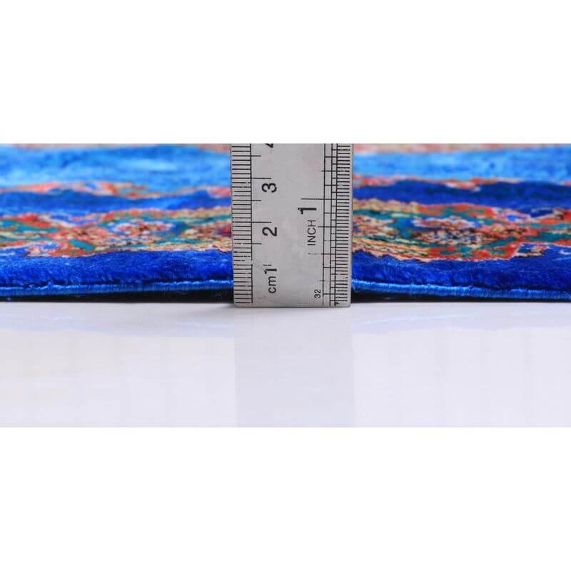ひ ペルシャ絨毯／ジャムシーディー工房 93×59cm イラン産 手織り シルク