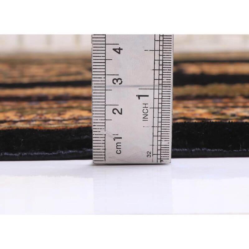 ペルシャ絨毯／ハサン・エスラーミー工房 125×84cm イラン産 手織り  シルク100％ ラグ  ラグマット（FN-70304）の画像