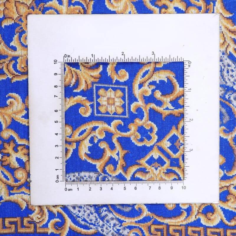 ペルシャ絨毯／クム 203×137cm イラン産 手織り  シルク100％ ラグ  ラグマット（FN-70306）の画像