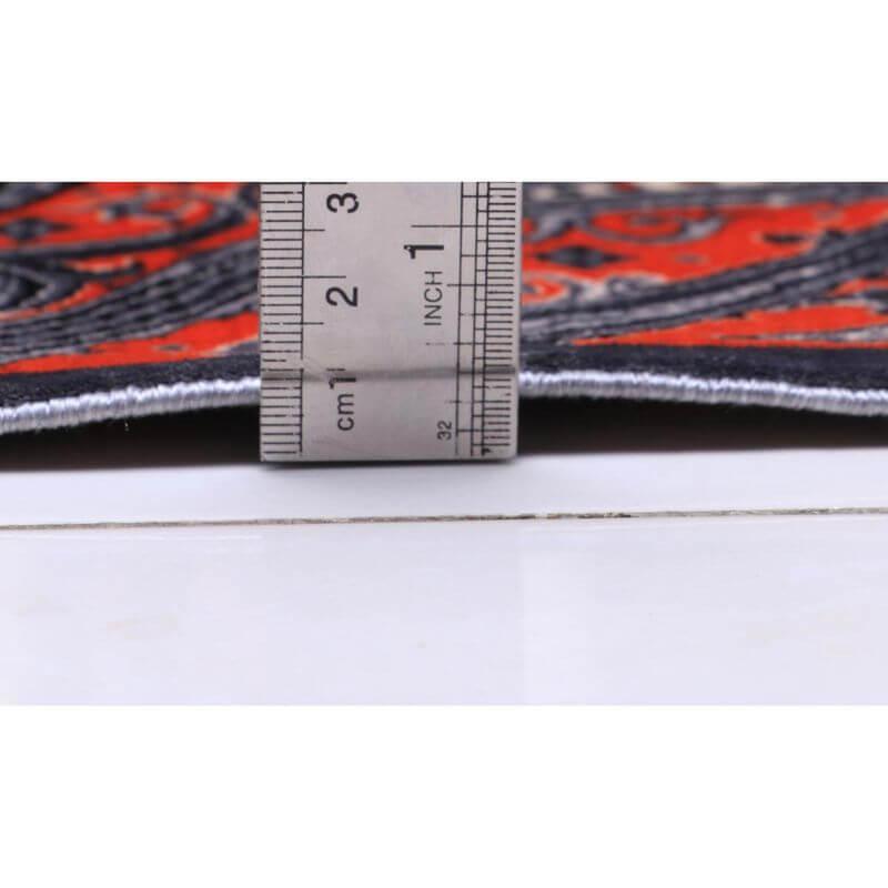 ペルシャ絨毯／クム 124×80cm イラン産 手織り  シルク100％ ラグ  ラグマット（FN-70326）の画像