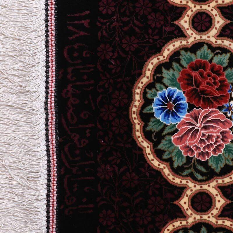 ペルシャ絨毯／エスファハーニヤン工房 128番 209×133cm イラン産 手織り  シルク100％ ラグ  ラグマット（FN-70333）の画像