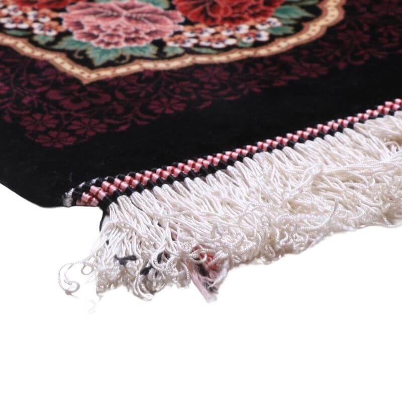 ペルシャ絨毯／エスファハーニヤン工房 128番 209×133cm イラン産 手織り  シルク100％ ラグ  ラグマット（FN-70333）の画像