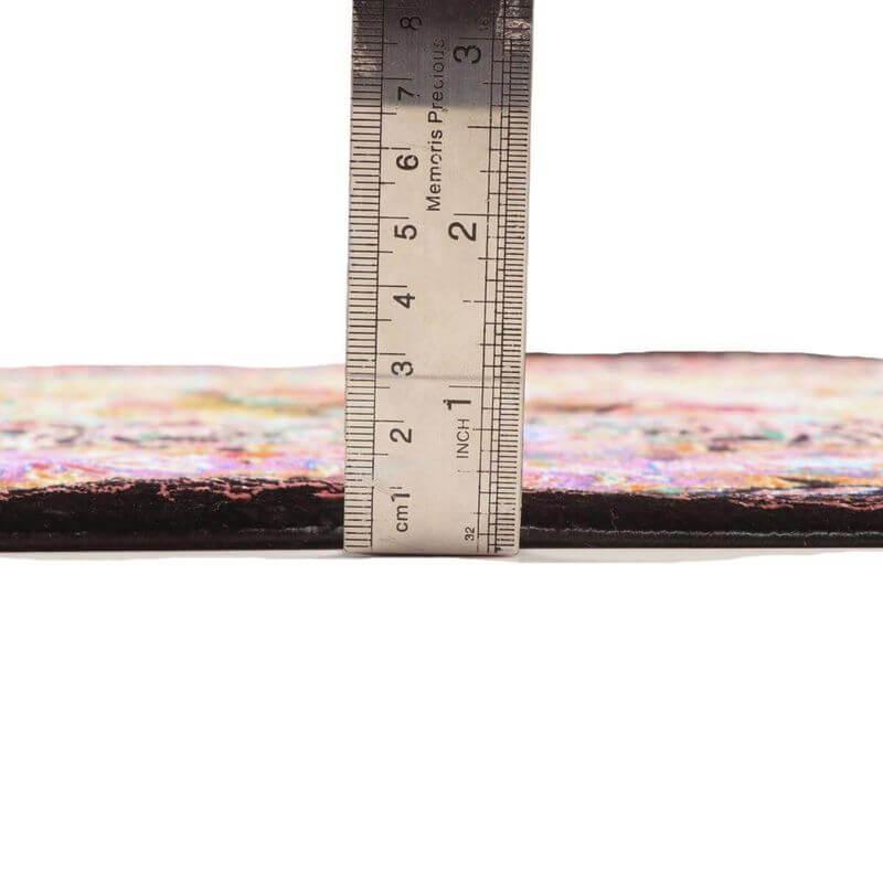 ペルシャ絨毯／モハンマディ 148×100cm イラン産 手織り  シルク100％ ラグ  ラグマット（FN-70349）の画像