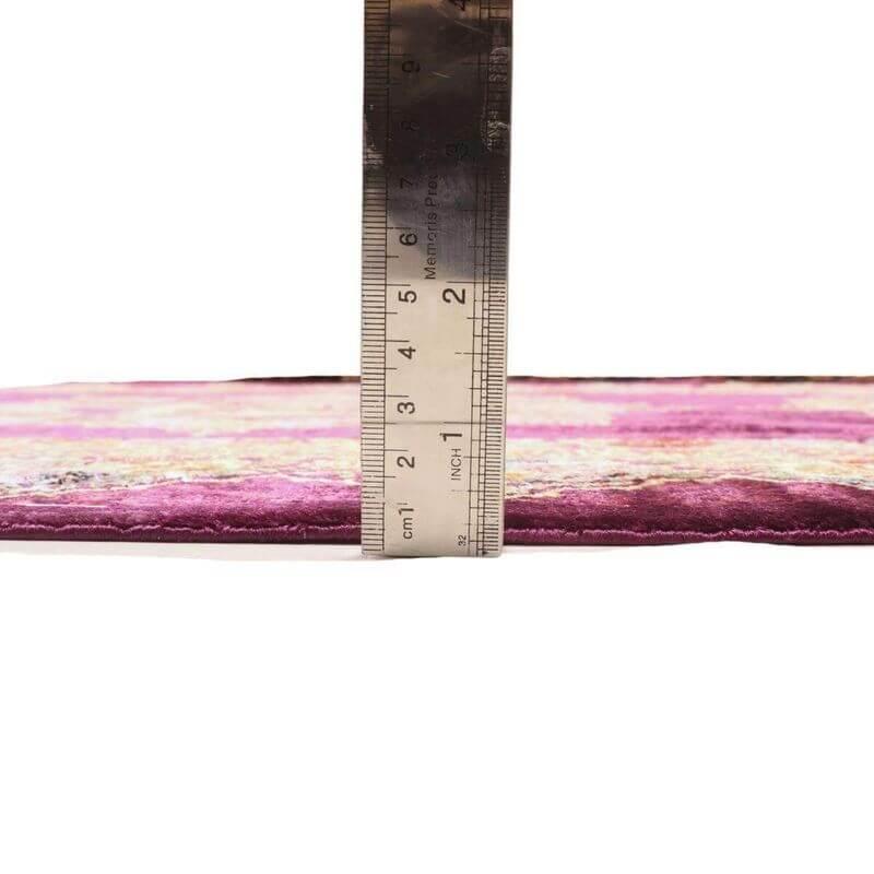 ペルシャ絨毯／エスファハーニヤン工房 128番 153×98cm イラン産 手織り  シルク100％ ラグ  ラグマット（FN-70350）の画像