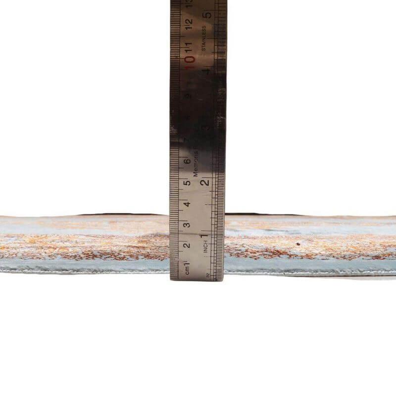 ペルシャ絨毯／ヌーリ工房 158×102cm イラン産 手織り  シルク100％ ラグ  ラグマット（FN-70356）の画像