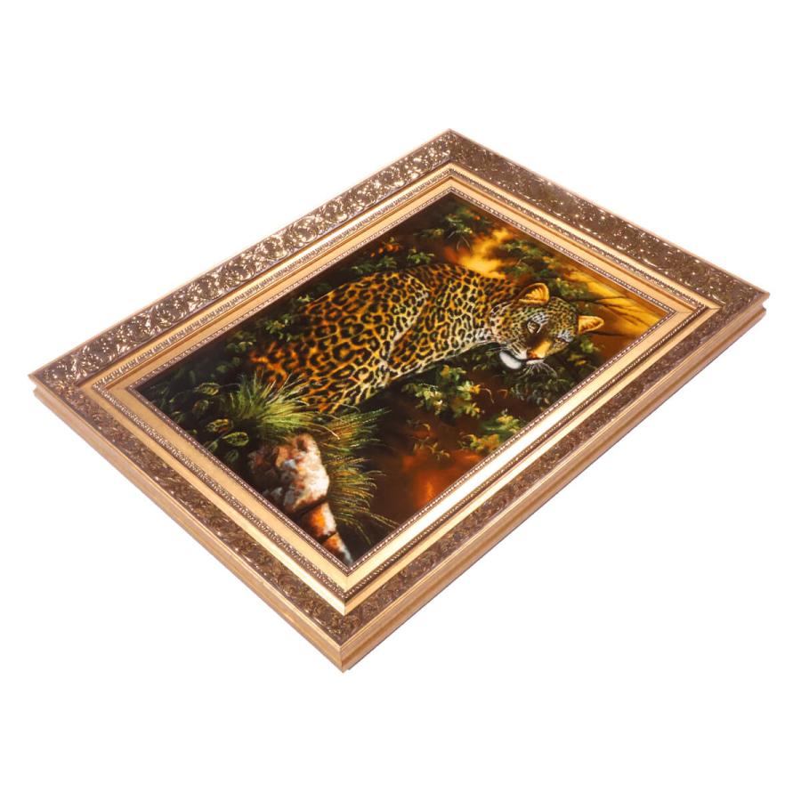 ペルシャ絨毯／タブリーズ 85×66cm イラン産 手織り リビング ウール 絵画絨毯 （FP-70260）_2