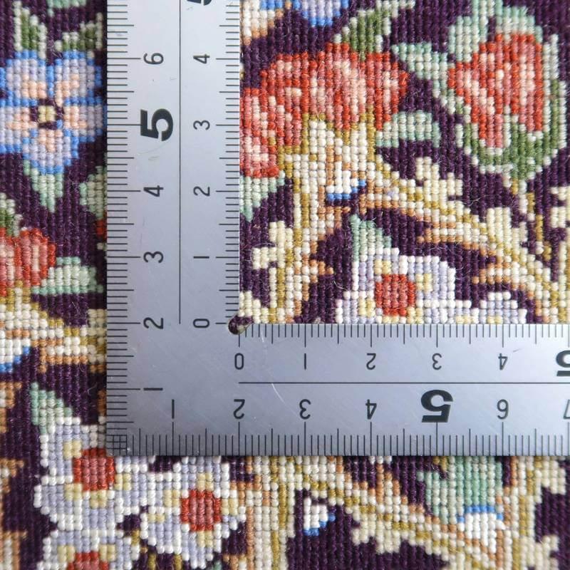 最高級ペルシャ絨毯シルク クム仕上げ225万ノット イラン製150×226cm