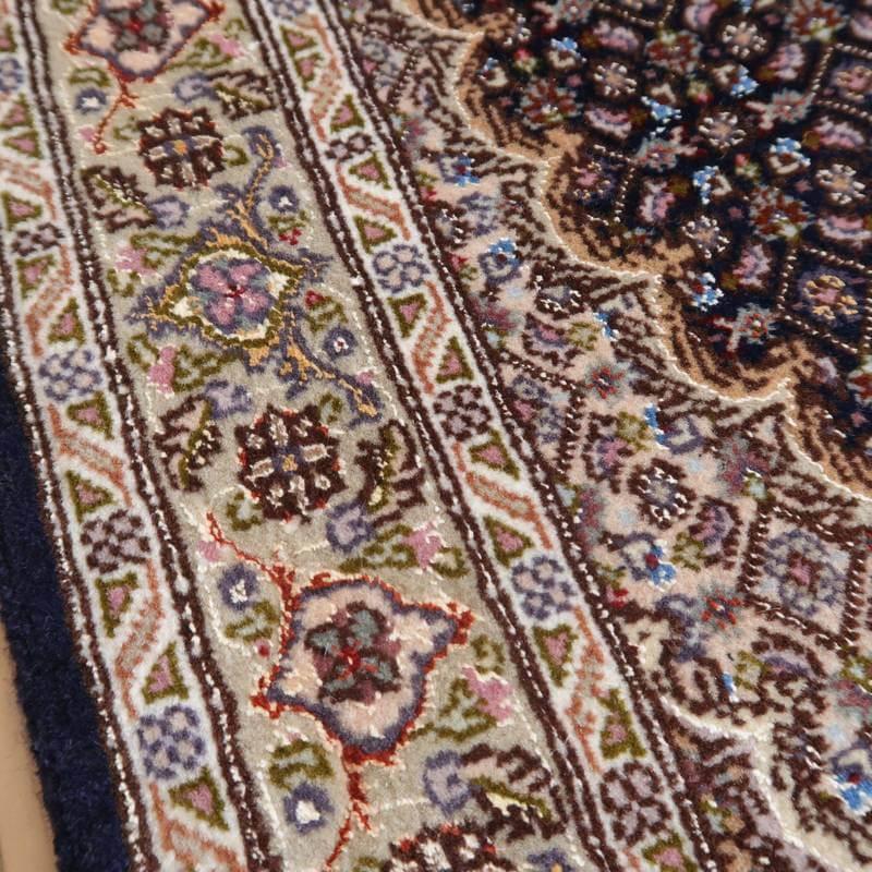 高級ペルシャ絨毯 イラン じゅうたん・タブリーズ産 95×61cm 手織り