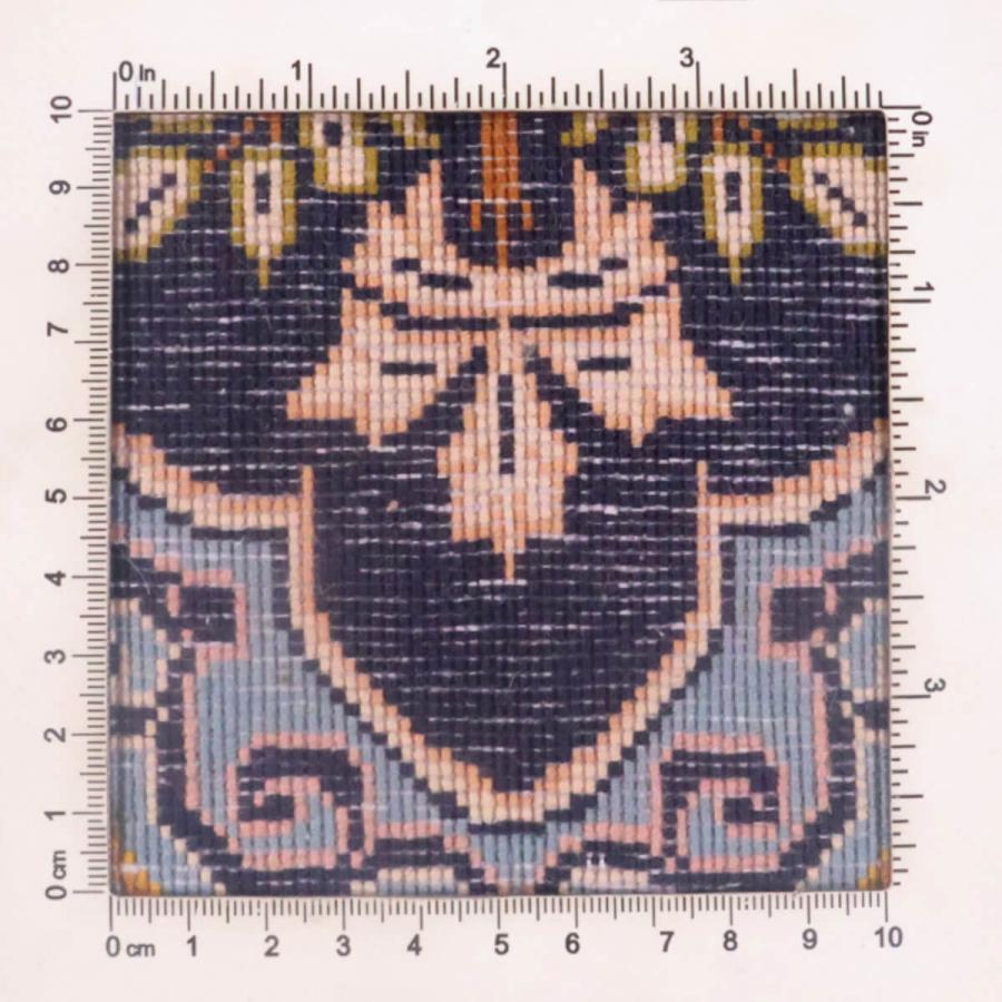 美品■ペルシャ絨毯■高級■ケルマン■イラン製■手織り■ウール■ラグ■カーペット■ ペルシャ絨毯／ケルマン 99×73cm イラン産 手織り リビング ウール