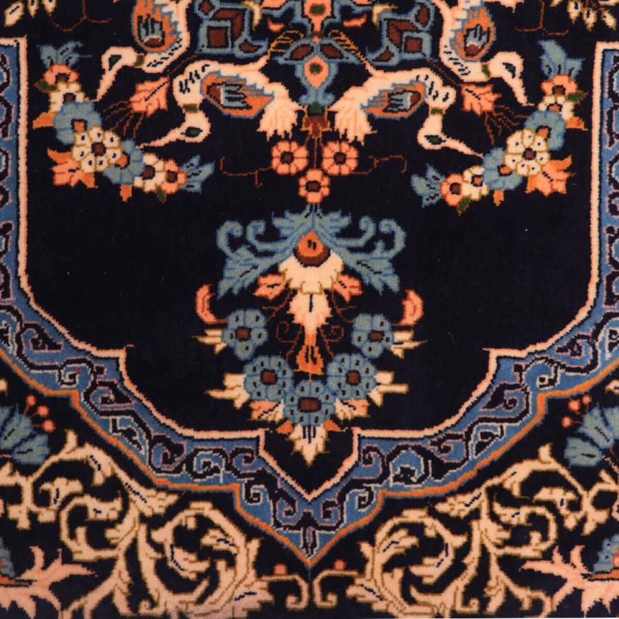 ペルシャ絨毯／ケルマン 99×73cm イラン産 手織り リビング ウール