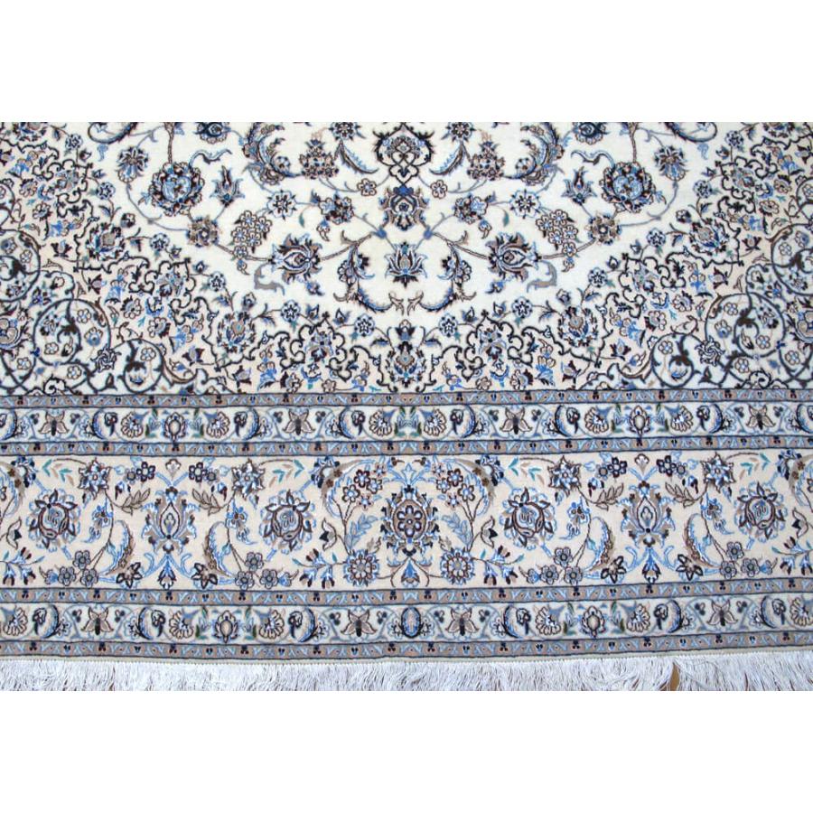 【ふるさと納税】ペルシャ絨毯ナイン・ハビビアン 261×214cm 手織り ウール・シルク リビング ダイニング ラグ 本物 （FX-296-6）の画像