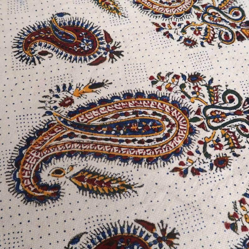 ペルシャ更紗（イラン手染布）150×100cm 綿100％ 手染布 マルチカバー 