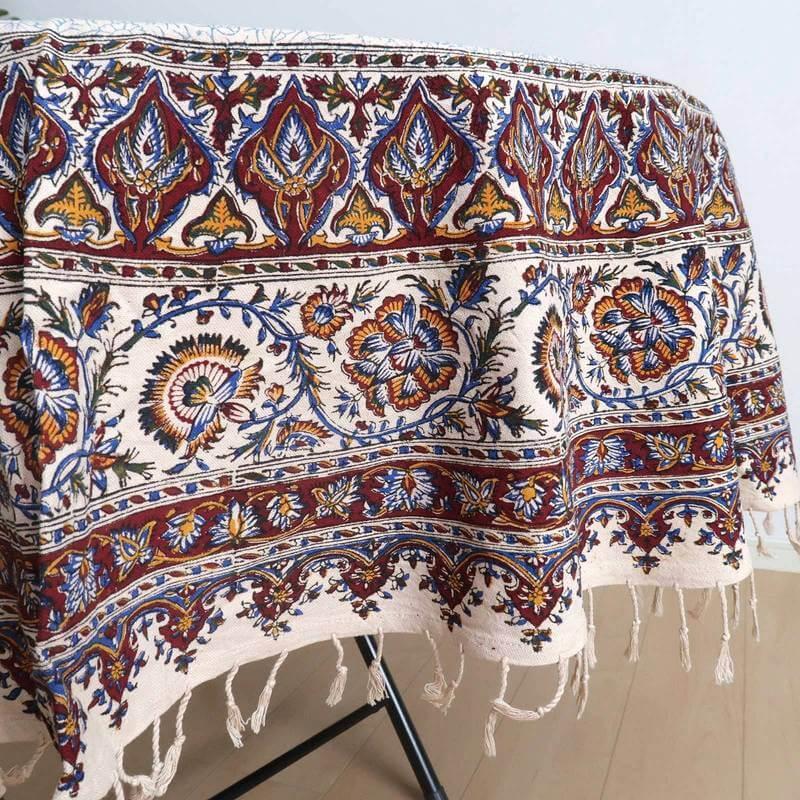 ペルシャ更紗マルチクロス ペルシャ更紗 レッド×ブルー｜ラグ一覧｜IDEE SHOP Online