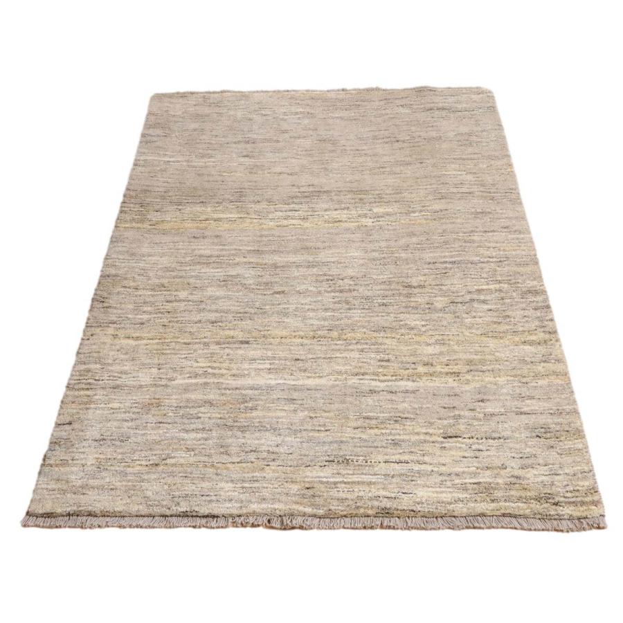 ギャッベ／ルリバフ 205×153cm イラン産 手織り リビング ウール ラグ ラグマット（HL-12151）_9