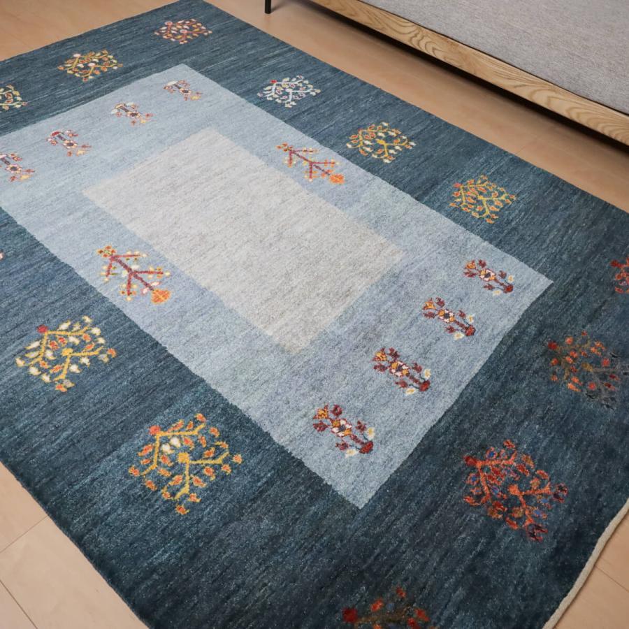ギャッベ/アマレ 235×168cm イラン産 手織り リビング ウール ギャッベ/アマレ 235×168cm イラン産 手織り リビング ウール