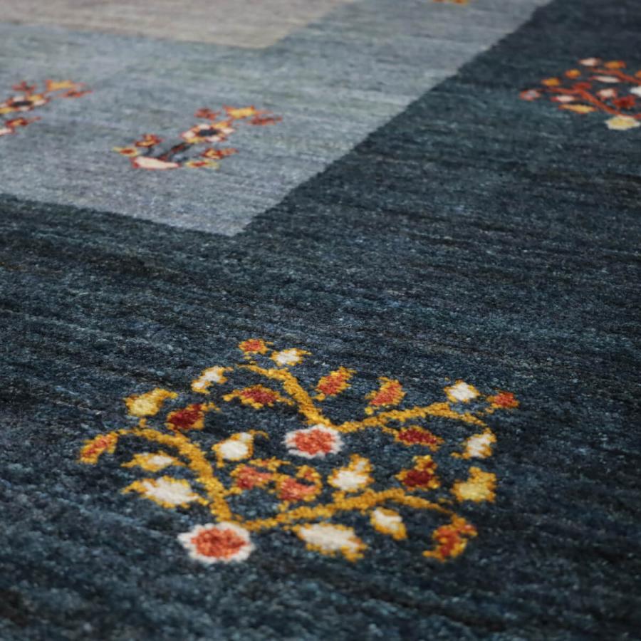 ギャッベ/アマレ 235×168cm イラン産 手織り リビング ウール ギャッベ/アマレ 235×168cm イラン産 手織り リビング ウール