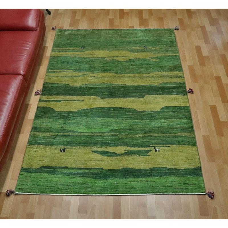 プレミアムギャッベ/ホシナマイ(ルリバフ) 234×164cm イラン産 プレミアムギャッベ/ホシナマイ(ルリバフ) 234×164cm イラン産